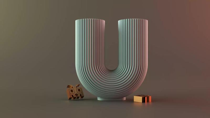 U-Shape Ribbed Curl Pillar