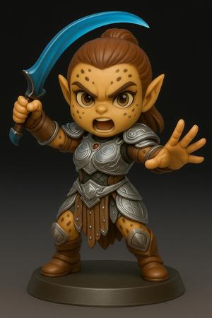Lae'zel Chibi - Baldur's Gate 3
