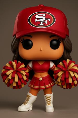 FUNKO POP CHEERLEADER San Francisco 49ers