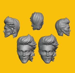 Carol Danvers/Ms Marvel head sculpts
