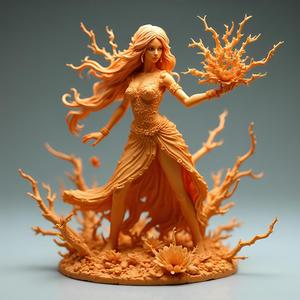 Nature's Embrace: 28-32mm Fantasy Mini
