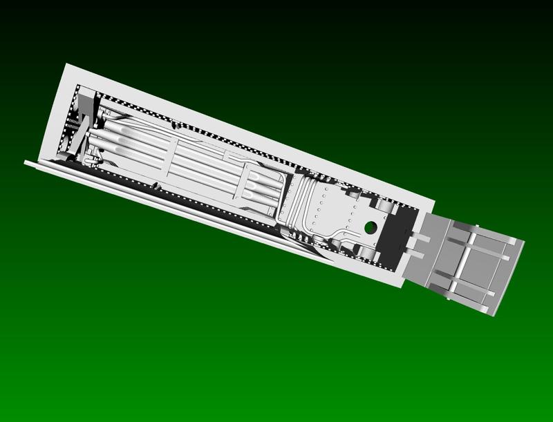 1/72 F-5A/C front undercarriage bay for ESCI