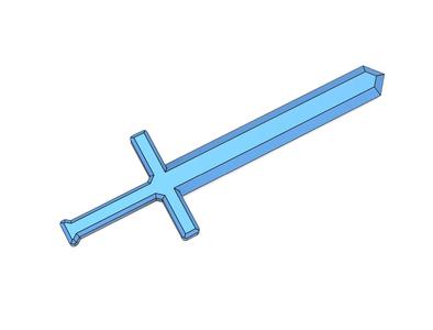 3D Printable Toy Sword – Lightweight Cosplay & Kids’ Play Weapon