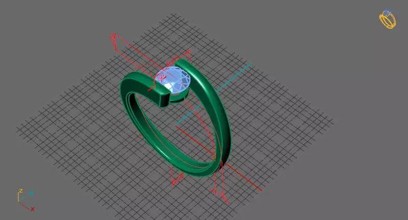 Bypass Solitaire Engagement ring