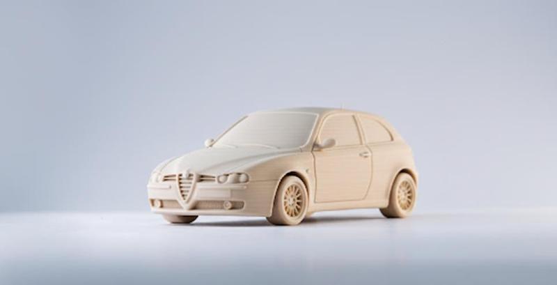 Alfa Romeo 147 3D Model Scale