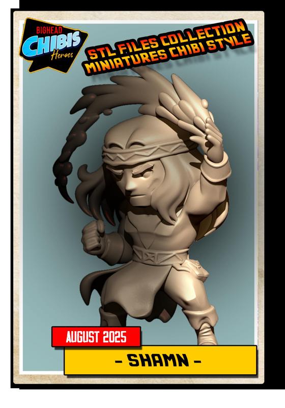 shaman marvel united chibi style