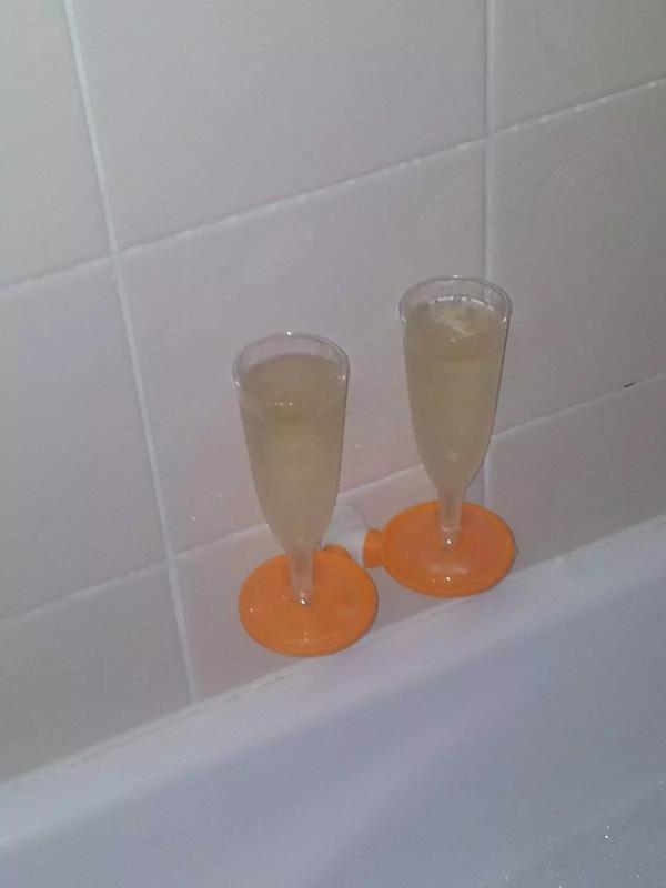 Bathtub Glass Holder