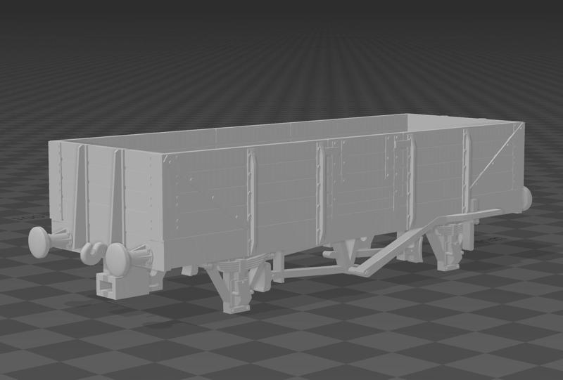 HO/OO TTTE GWR Open C Trucks NEM