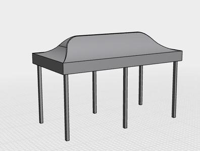 DİOROMA CAR TENT 1/64