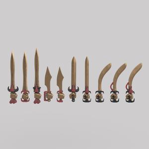 10 Minotaurs spartan swords collection