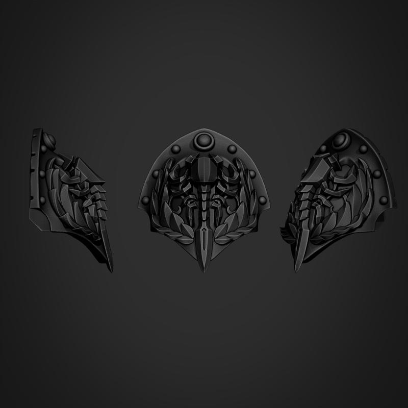 Golden Janitor Brotherhood - Skorpius Blade Pauldron