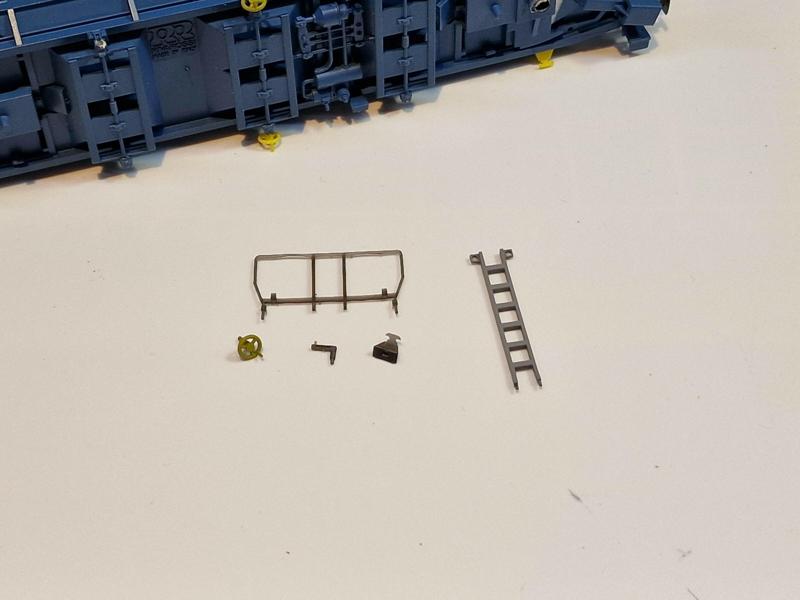 Céréalier Rivarossi wagon parts