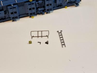 Céréalier Rivarossi wagon parts