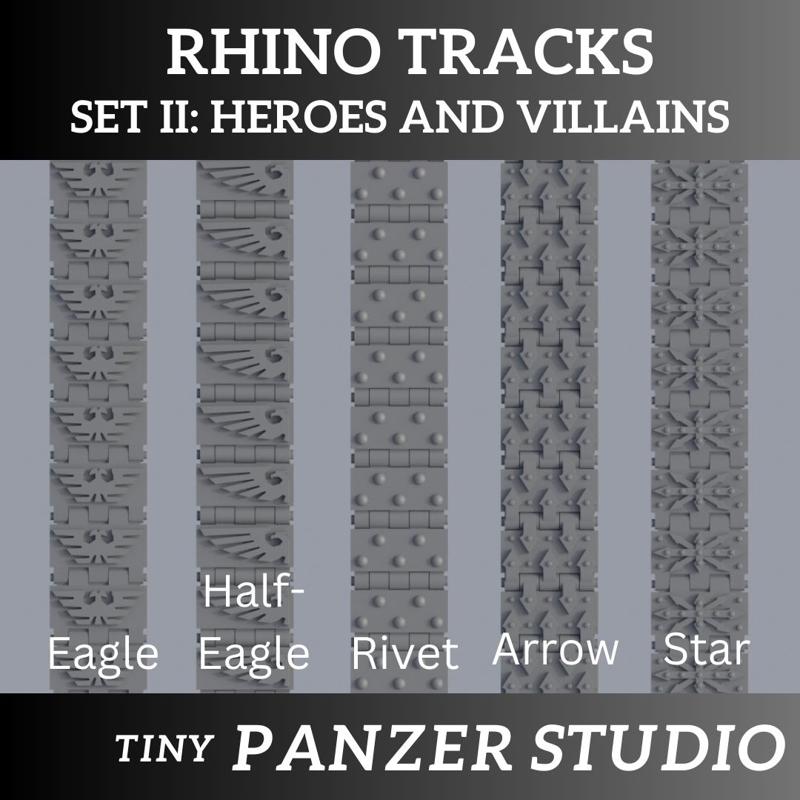 Rhino replacement Track set II: Heroes and Villains