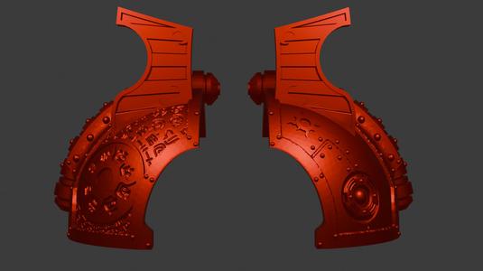Thousand Sons Saturnine Pauldrons