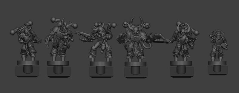 Dark Brethren Squad 1 8mm