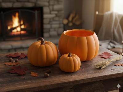 The Elegant Pumpkin Bowl 