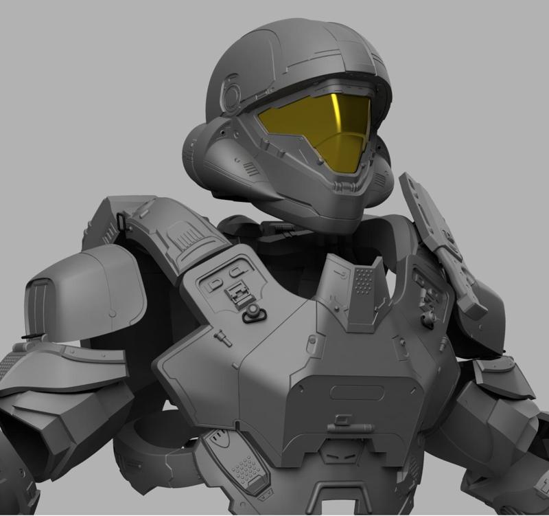 Halo 5 Buck Helljumper Cosplay Armor