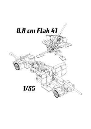 8.8 cm Flak 41 1/35