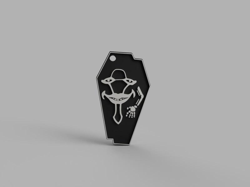Laughing Coffin Key Ring