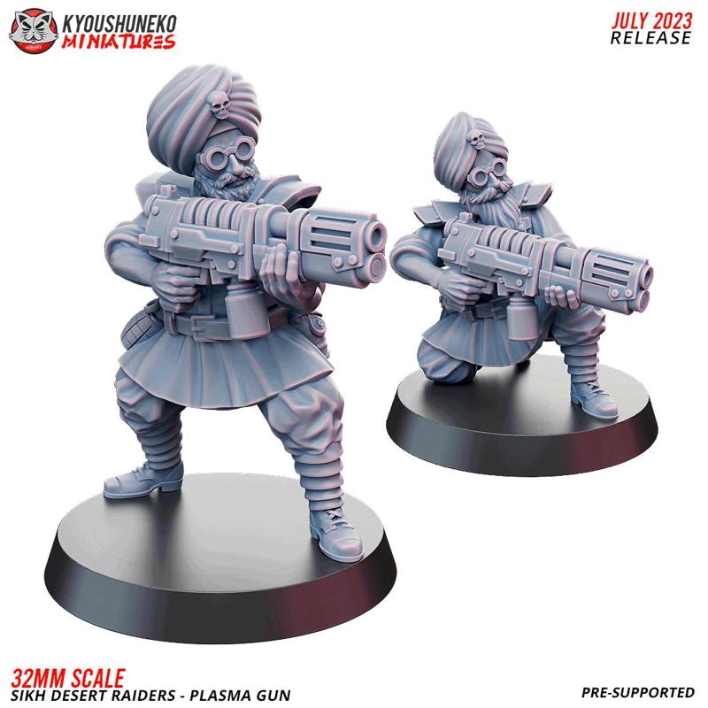 sikh desert raiders - plasma gun