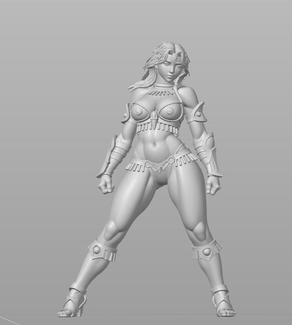 Amazonian Female Amazon Warrior Fantasy Figurine