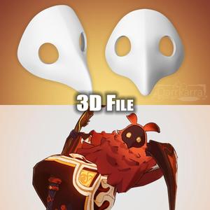 Abyss Mage mask Genshin Impact STL