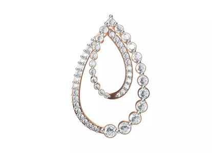 Women Unique Pendant STL OBJ FBX JCD Details