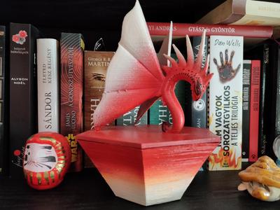 🐉 Dragon-Guarded Hexagonal Box – Keep Your Treasures Safe 💎