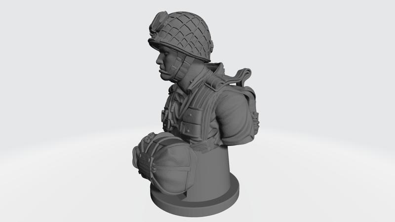 PARATROOPER BUST