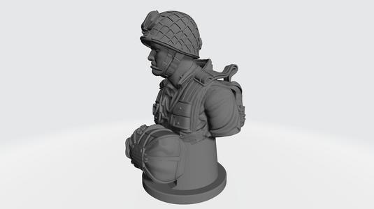 PARATROOPER BUST