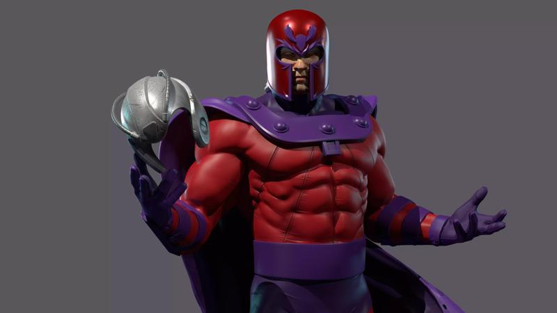 Magneto statue stl file for 3d printing