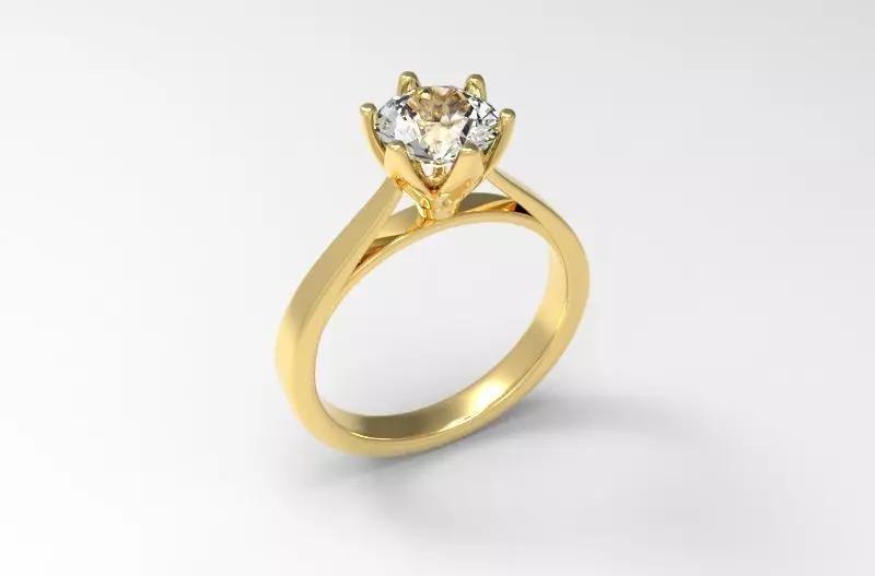 Solitaire Engagement Ring