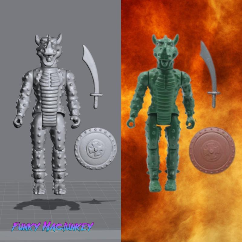 VINTAGE DFC DRAGONRIDERS OF THE STYX DRAGON MAN ACTION FIGURE