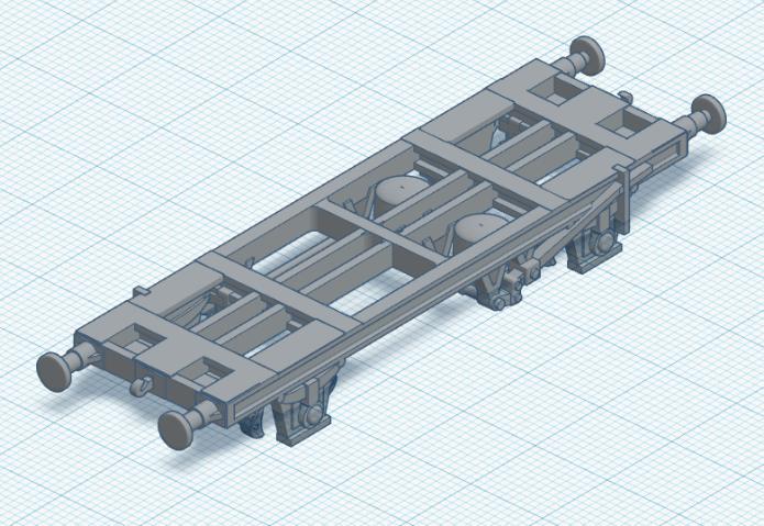 TT/3mm 35T Tank Wagon Chassis