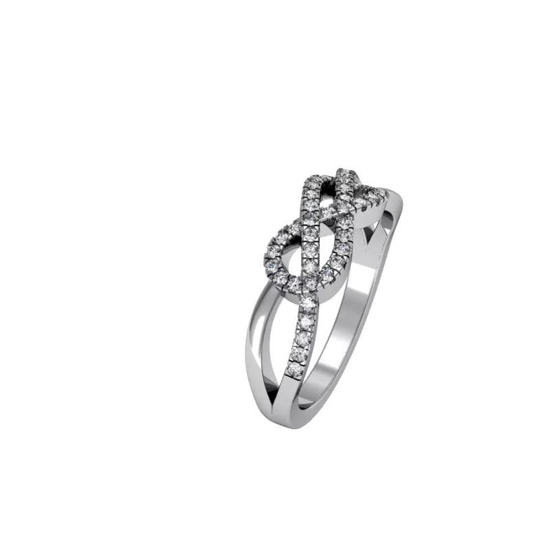 intertwined infinity ring