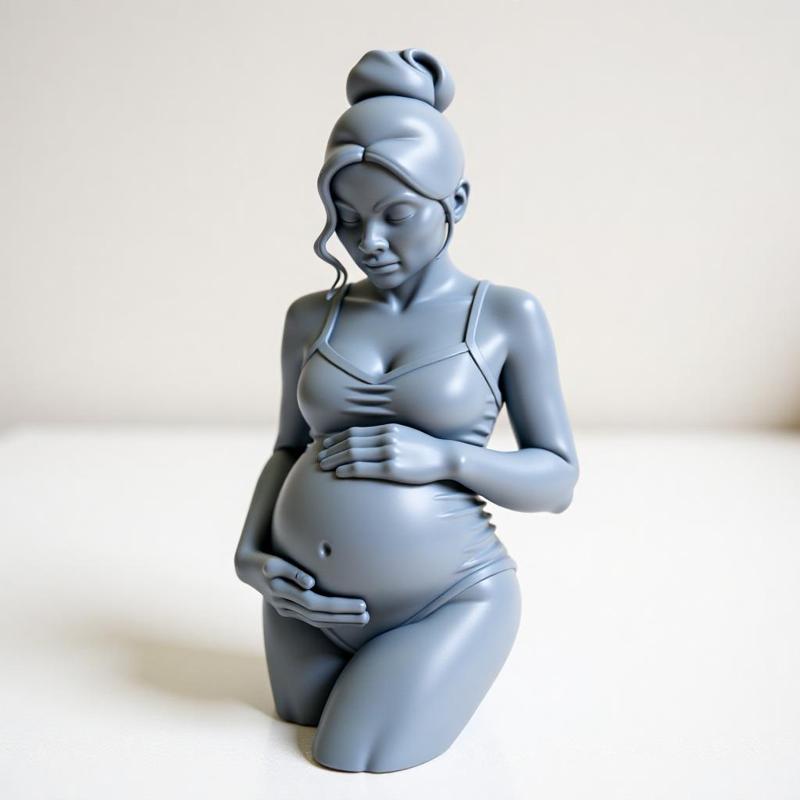Pregnant Woman Sculpture