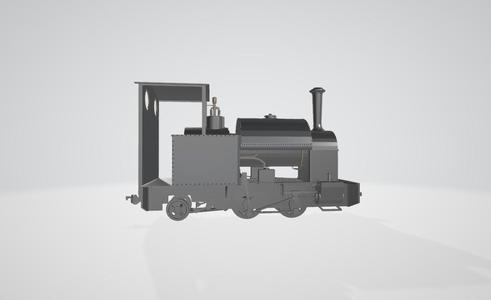 steam locomotive Hartattoo