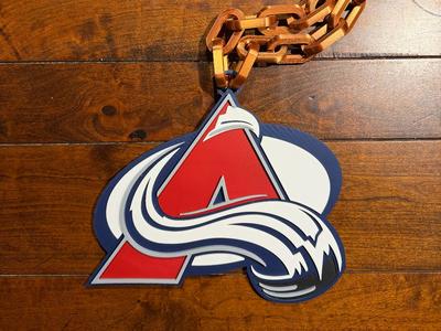 Colorado Avalanche Oversized Necklace Logo
