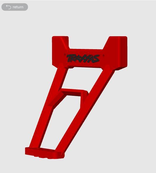 TRAXXAX XMAXX REAR BUMPER SUPPORT