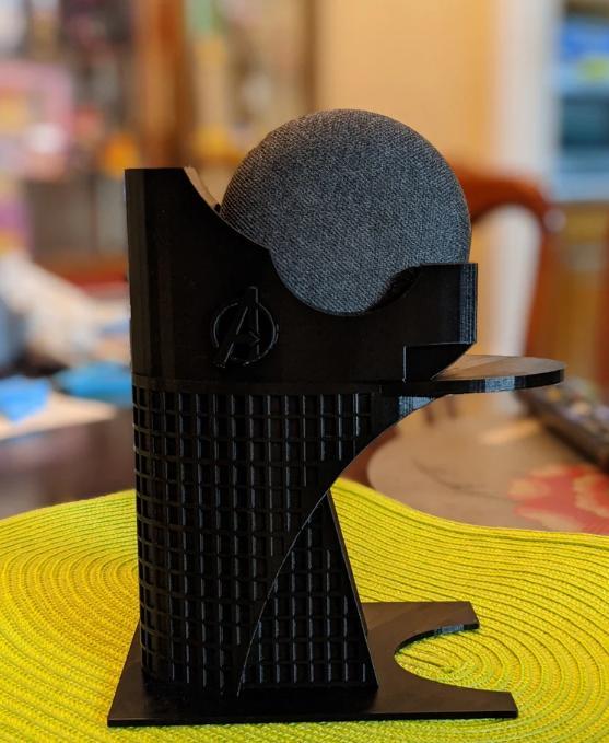Avenger tower support ECHO DOT 4 STL