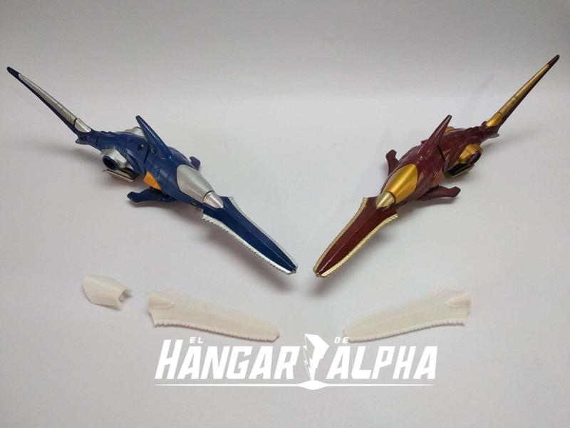 GaoGod's sword - DX GaoSawShark - Hyakujuu Sentai Gaoranger / Saw Shark Wildzord - Power Rangers WildForce