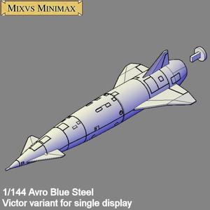 1/144 Avro blue Steel, Victor variant, for single display