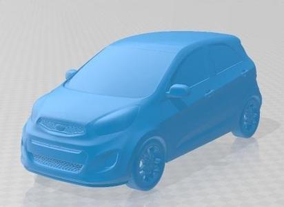 Kia Picanto 2012 Printable Car
