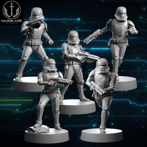 star wars legion first order trooper presupported included