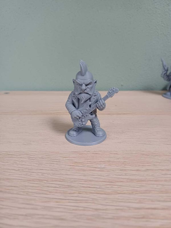 Punk Rock Gnome with Electric Guitar