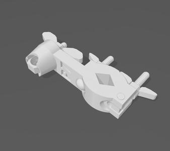 Clamp for cymbal on the rack