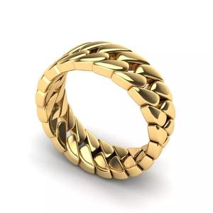 3D Print Ready Cuban Link Ring