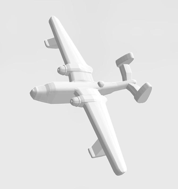 US Martin PBM5 Mariner seaplane bomber 1:2400 WW2