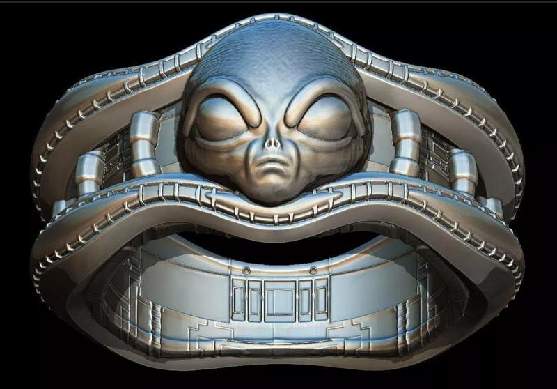 Alien printable ring